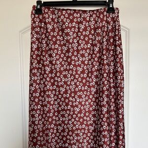 Abercrombie & Fitch floral ankle length skirt